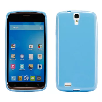 【BIEN】InFocus M320 亮麗全彩軟質保護殼 (粉藍)