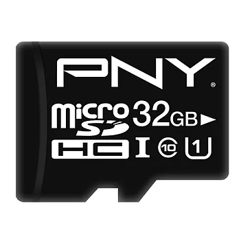 PNY microSDHC UHS-1 32GB C10 記憶卡(附轉卡)