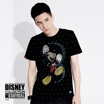 Disney Collection By STAYREAL 米奇共舞T - 黑標潮流版 / 黑色S黑色