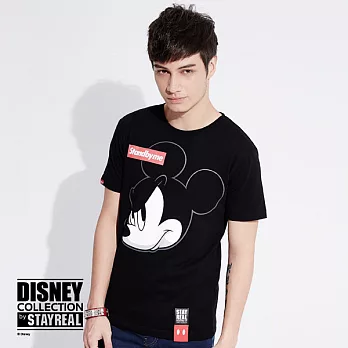 Disney Collection By STAYREAL 壞壞米奇T - 黑標潮流版 / 黑色S黑色