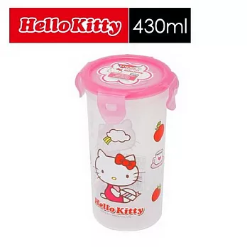 樂扣樂扣HELLO KITTY微波保鮮盒-圓形430ML