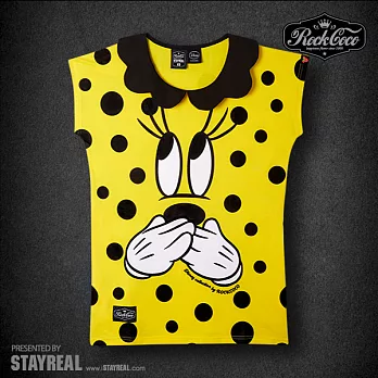 Disney Collection By ROCKCOCO 小秘密T - 紫標長版 / 紅、黃XS黃色