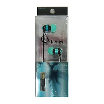 【GLAM】CANAL TYPE EARPHONES 耳塞式耳機 翡翠綠色 　 　