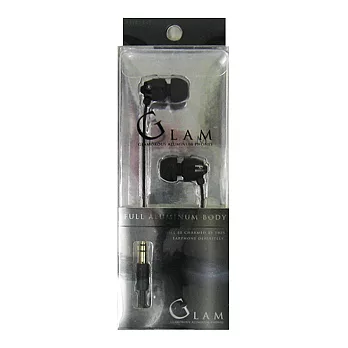 【GLAM】CANAL TYPE EARPHONES 耳塞式耳機 黑色 　 　