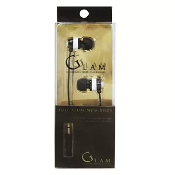 【GLAM】CANAL TYPE EARPHONES 耳塞式耳機 珍珠白色 　 　