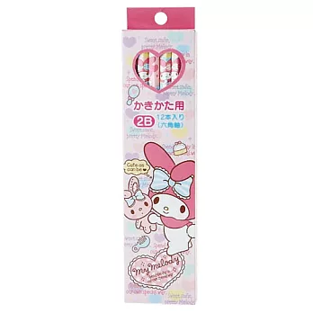 《Sanrio》美樂蒂12入2B鉛筆組(PIPI)