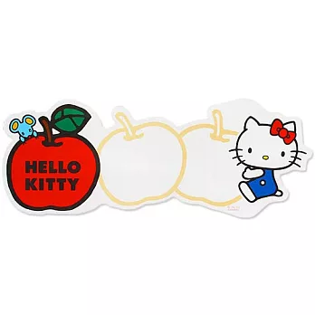 《Sanrio》HELLO KITTY可折式自黏便箋(蘋果)
