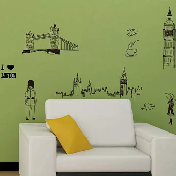 DIY創意壁貼-英倫情人