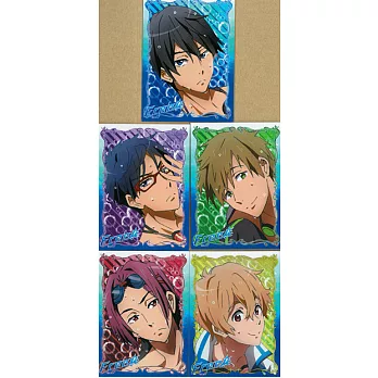 Free!角色卡套收藏組(一組5張)