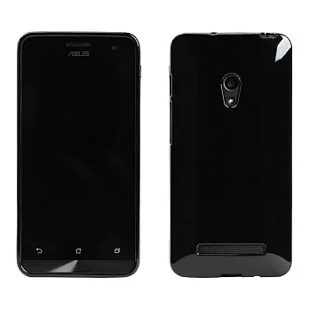 【BIEN】ASUS Zenfone 4 亮麗全彩軟質保護殼 (黑)