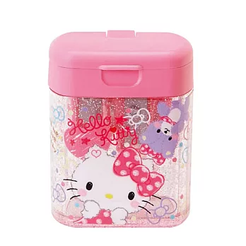 《Sanrio》HELLO KITTY雙孔迷你削筆器(蓬蓬玩偶)