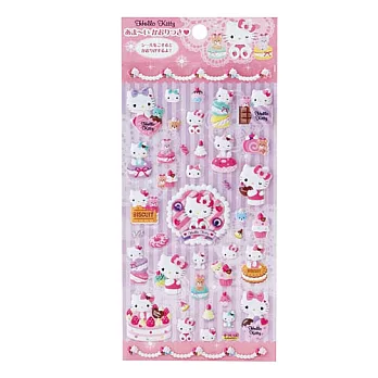 《Sanrio》HELLO KITTY泡棉香味貼紙(甜點)