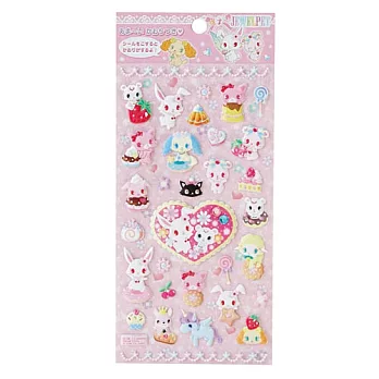 《Sanrio》寶石寵物泡棉香味貼紙(甜點)
