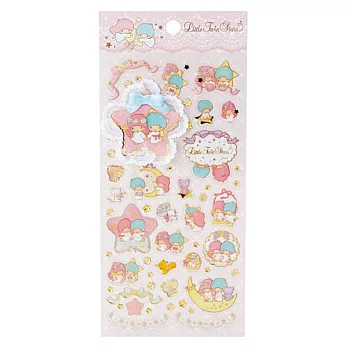 《Sanrio》雙星仙子半立體貼紙(附蕾絲大貼紙一枚)