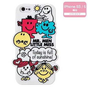 SANRIO 奇先生妙小姐繽紛朋友系列iPhone5/5S矽膠保護殼