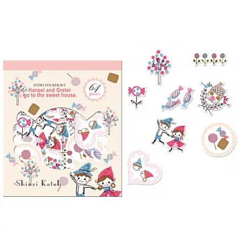 《Shinzi Katoh 加藤真治》糖果屋散裝貼紙64枚