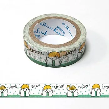 《Shinzi Katoh 加藤真治》紙膠帶15mm(閱讀時光)