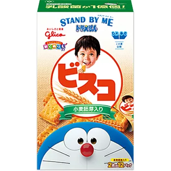 日本【固力果】哆啦A夢乳酸菌夾心餅乾-小麥胚芽