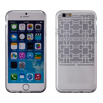 【BIEN】iPhone 6 摩登紋路全透軟質保護殼 (透明)