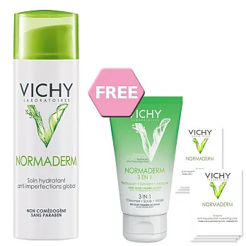 VICHY薇姿 新皮脂平衡精華組