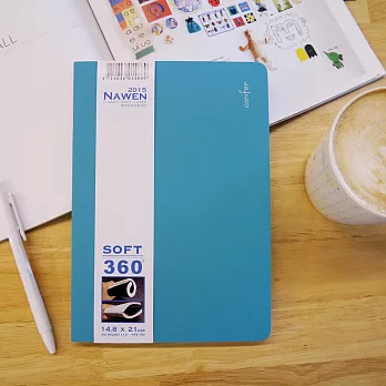 《Conifer》2015【 納紋系列】皮革週誌。25K-藍