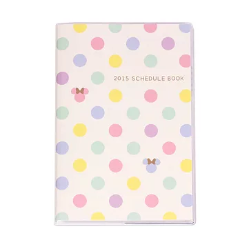 《sun-star》迪士尼月間手帳L(繽紛點點白)