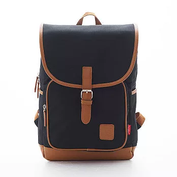 PORTMAN 學院風單釦後背包PM142132黑色