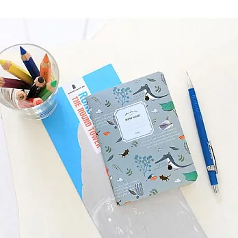 柳林風聲迷你筆記本-芝麻灰