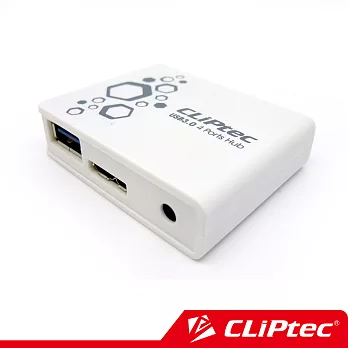 CLiPtec Velocity 4-Port USB3.0 HUB集線器冰雪白