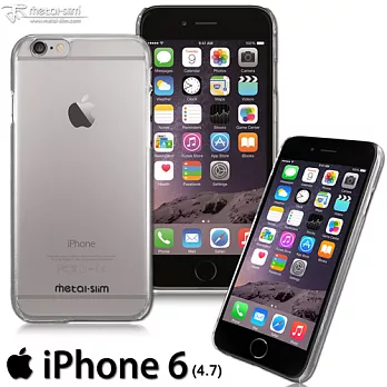 【Metal-Slim】 Apple iPhone6(4.7)透明新型保護殼透明