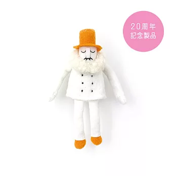 MIDORI 歐吉桑20周年紀念-歐吉桑磁鐵玩偶(元氣橘)