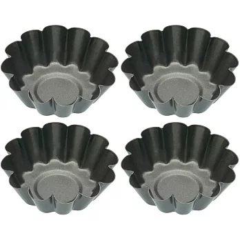 《KitchenCraft》迷你塔模4入(6cm)