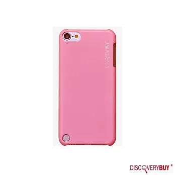 DiscoveryBuy iPod touch5 金屬髮絲紋超薄殼 粉