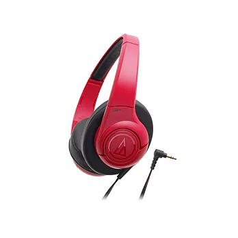 Audio technica ATH-AX3 (RD) 紅色 SONIC FUEL 重低音頭戴式耳機