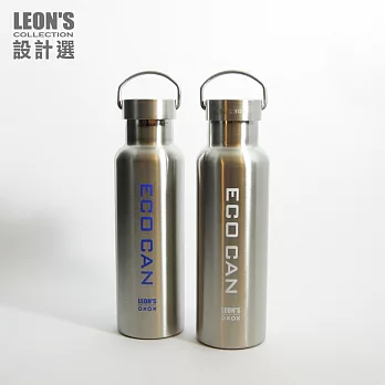 LEON’S 不鏽鋼真空水瓶(藍白色)