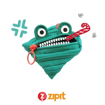 Zipit 怪獸拉鍊包(小)-藍綠