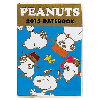 《Sanrio》SNOOPY 2015 年曆手冊(B6)