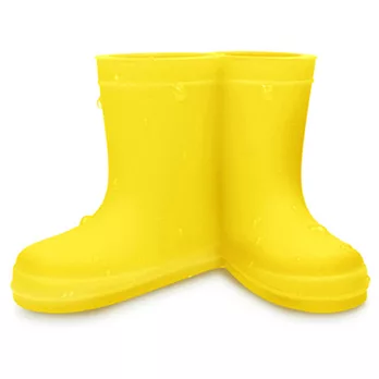 雨鞋造型牙刷架-黃