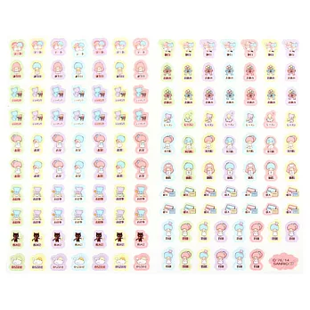 《Sanrio》雙星仙子迷你計劃貼紙-15