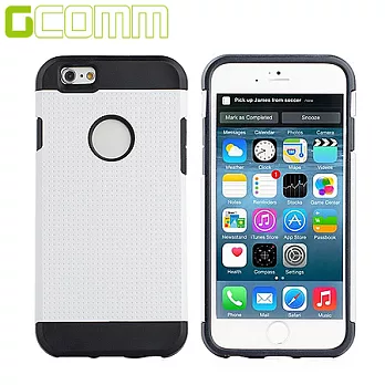 GCOMM iPhone6/6S 4.7＂ Slim Shield 圓薄盾甲保護殼時尚白