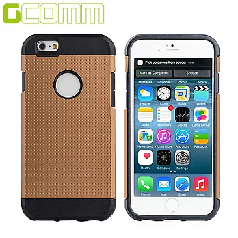 GCOMM iPhone6/6S 4.7＂ Slim Shield 圓薄盾甲保護殼古銅金