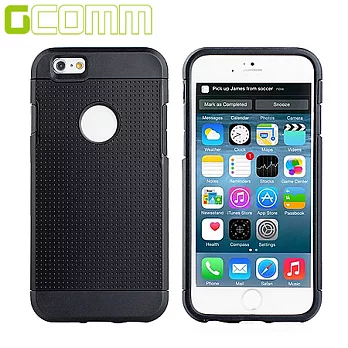 GCOMM iPhone6 4.7＂ Slim Shield 圓薄盾甲保護殼紳士黑
