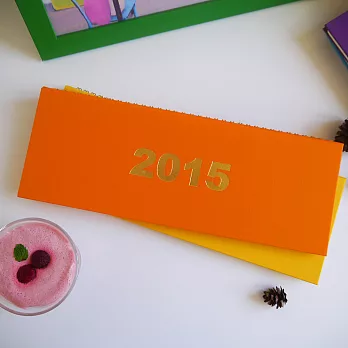 《Conifer》2015 時間線桌曆-橘