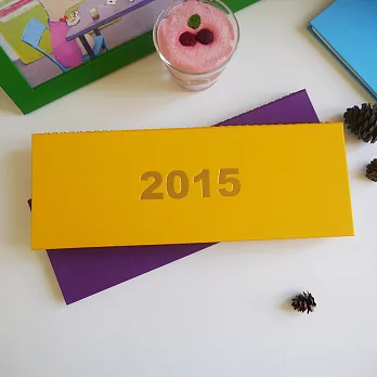 《Conifer》2015 時間線桌曆-黃