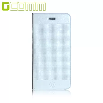 GCOMM iPhone6 4.7＂ 時尚凹凸圓點超纖皮套時尚白