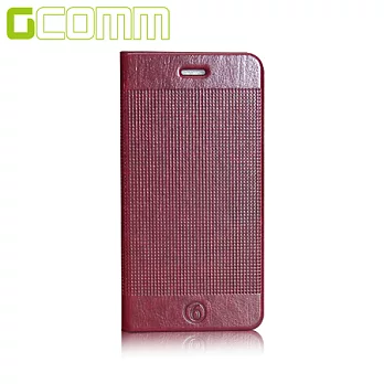 GCOMM iPhone6/6S 4.7＂ 時尚凹凸圓點超纖皮套美酒紅