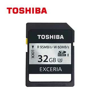 TOSHIBA東芝 32GB EXCERIA U3 SDHC UHS-1 速炫銀記憶卡銀色