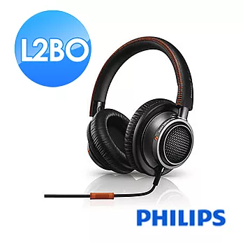 【PHILIPS 飛利浦】Fidelio覆耳式耳機附麥克風(L2BO)