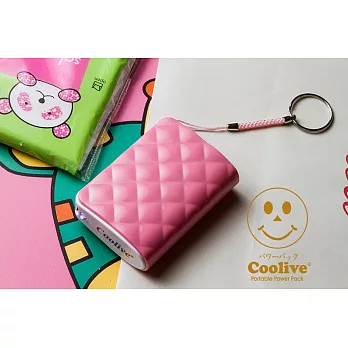 Coolive「經典小包」5200mAh行動電源粉紅色