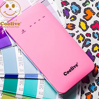 Coolive「時尚派對」7800mAh行動電源粉紅派對